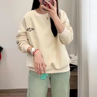 慵懒风卫衣女新款美式复刺绣气质时尚休闲宽松上衣DY3310