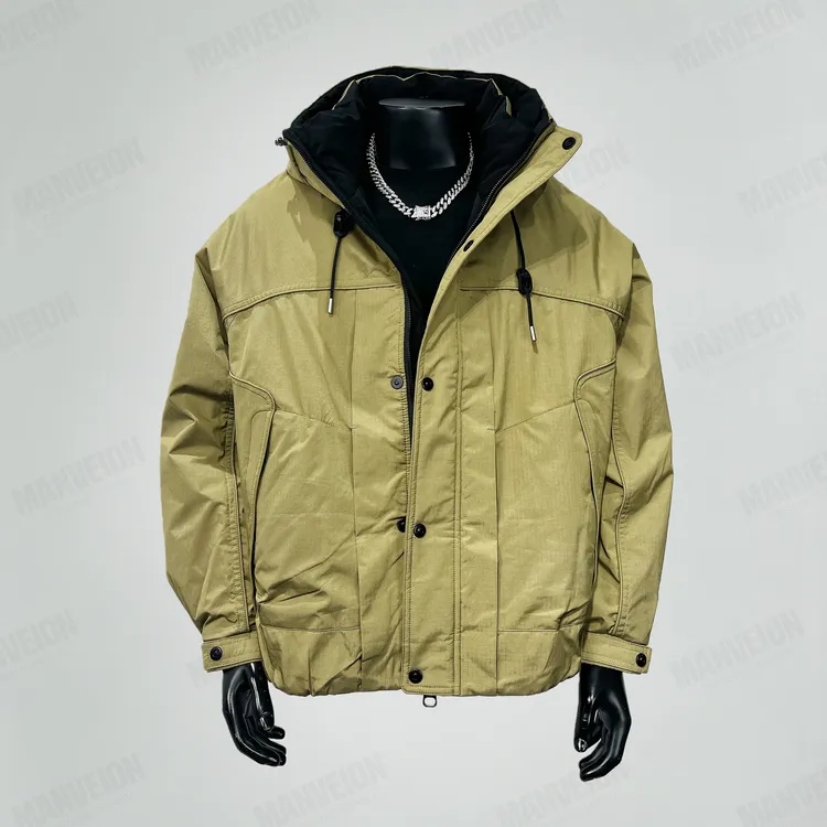 MANVEION【落日余晖】秋冬户外通勤连帽90羽绒服夹克防泼水保暖锁温