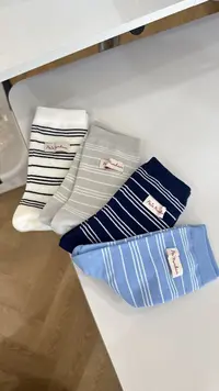 发5双！条纹袜子NO.退NO.换