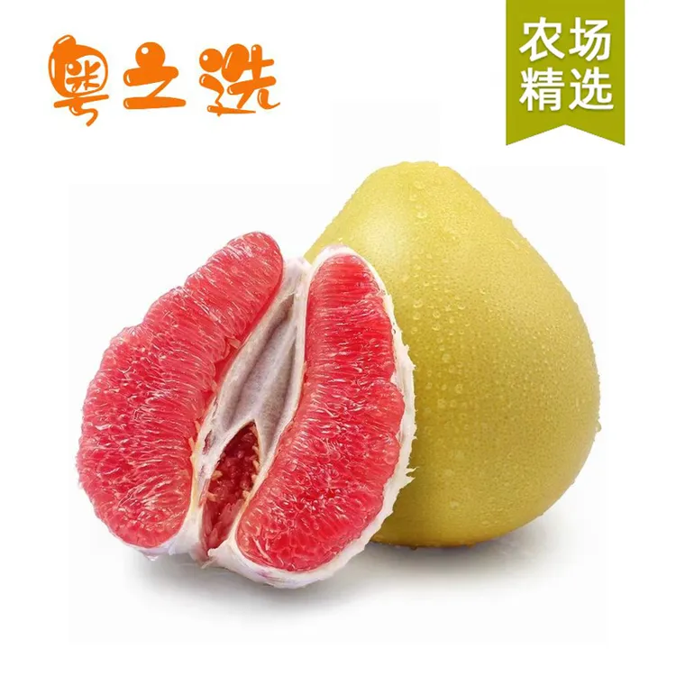 广东梅州红心柚新鲜原生态梅州蜜柚皮薄酸甜多汁