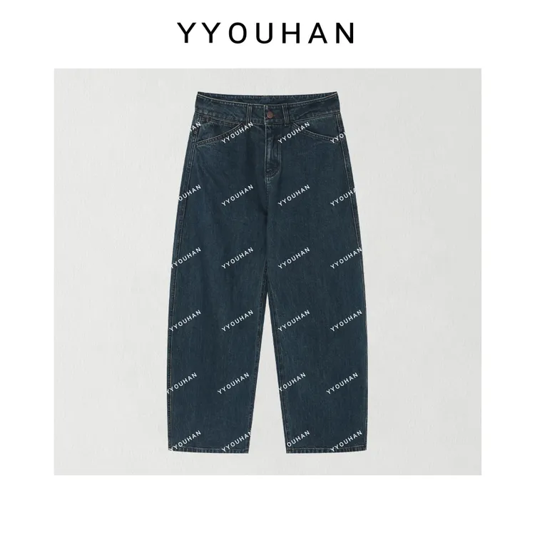 YYOUHAN 2025新款【王炸裤】简约高腰显瘦百搭休闲牛仔裤 2506C3481