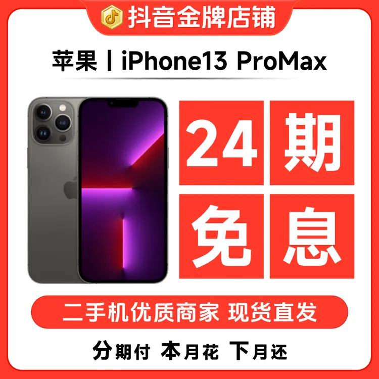 95新 Apple/苹果 【24期免息】iPhone13ProMax国行正品精品二手手机