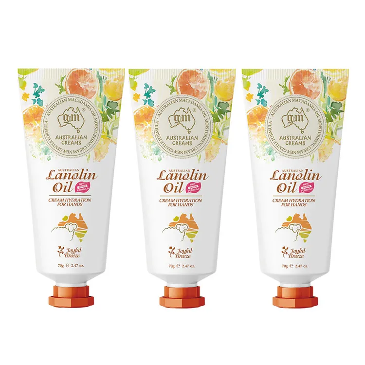 G&M澳芝曼绵羊油护手霜70g*3支装全澳洲进口保湿滋养护理滋润