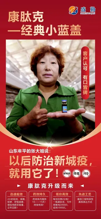 康肽克/抗体抗病毒/提料提精神/软脖子/瘫鸡鸭鹅/流感/传支家禽