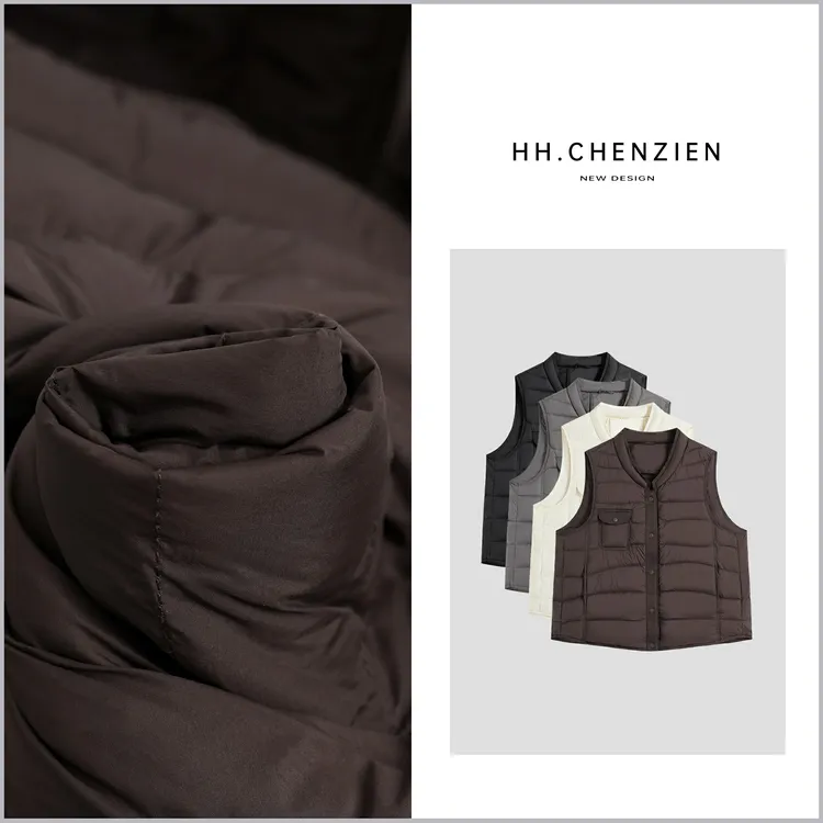 【我是露露】“樱桃谷白鸭绒”冬季新款圆领单排扣设计保暖羽绒外套