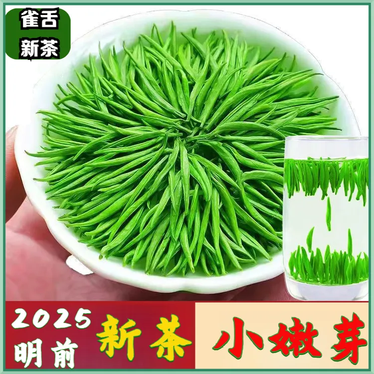 贵州雀舌茶2025新茶明前特级全嫩芽尖湄潭翠芽浓香型高山茶叶批发