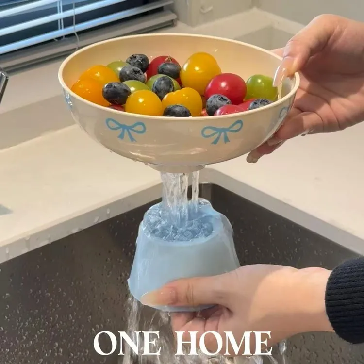 ONE 果盘轻奢风高档摆放零食盘创意高颜值水果盘YJ