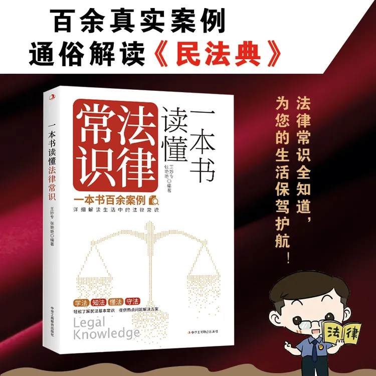 一本书读懂法律常识   案例讲透法制生活政策科普法律常识书籍
