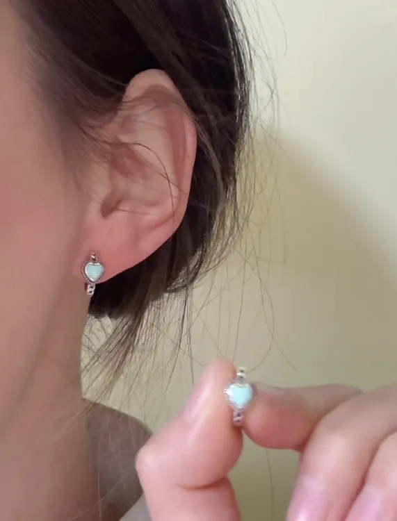 925银耳饰 s925纯银小众风耳扣