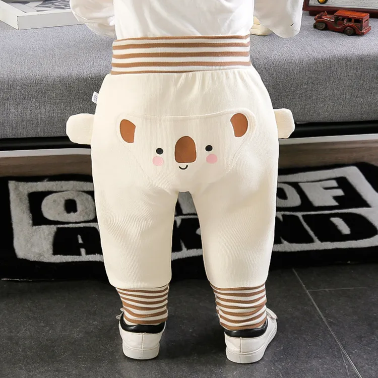 婴儿裤子春秋大pp裤高腰护肚秋冬季加绒屁屁裤男女童宝宝棉外穿JY