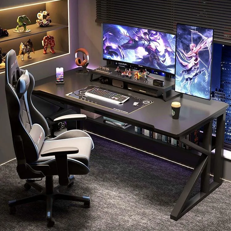 电脑桌台式卧室家用电竞桌椅套装简易书桌小户型办公桌工作台桌子