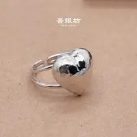 925银戒指 【菩银坊】爱心戒指 