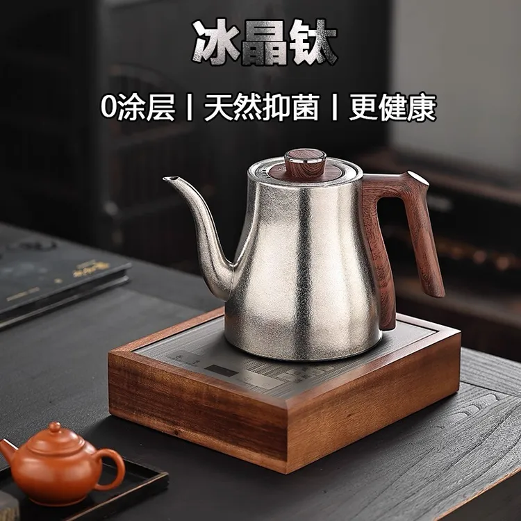 红天下冰晶纯钛全自动底部上水电热壶泡茶专用保温烧水一体电茶壶