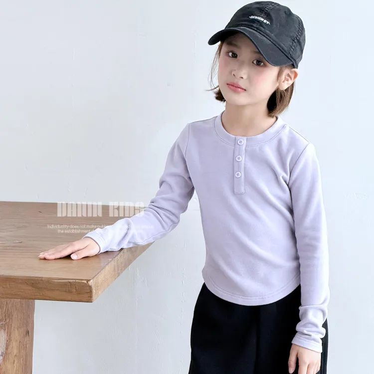 嗒囜【暖绒闺蜜】柔滑亲肤 保暖零Fu担儿童修身打底单穿长袖T恤上衣