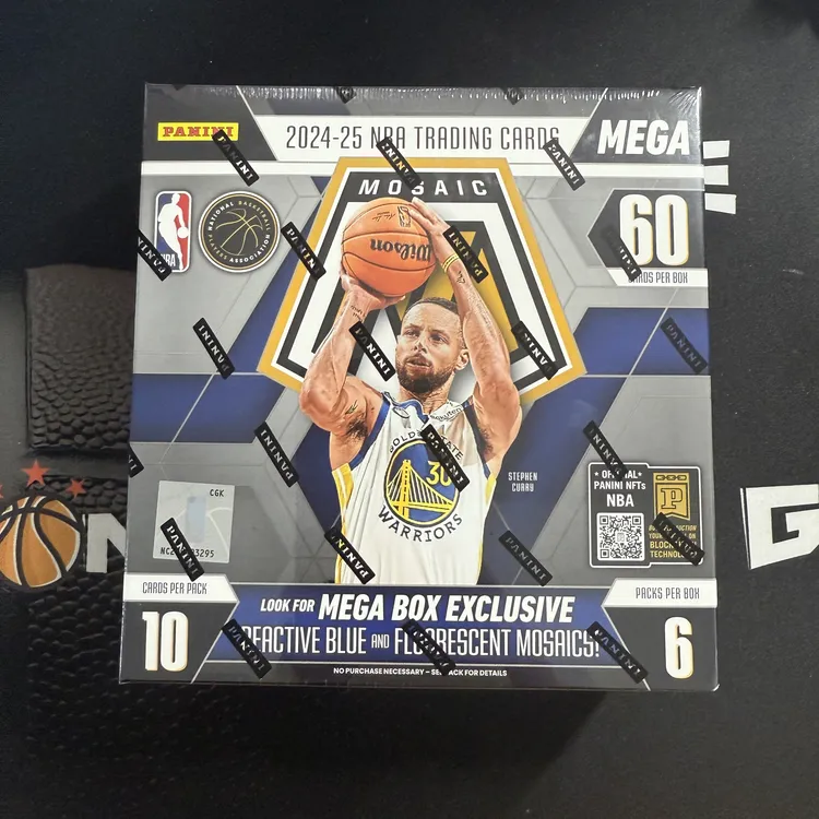 【拆盒】24-25 Panini 马赛克 Mega  球星卡盲盒