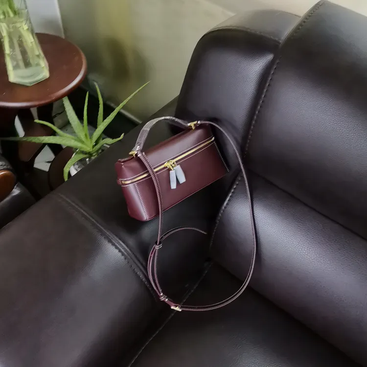 饭盒包单肩款手提款软面斜挎包潮流休闲百搭水桶包真皮肩包腋下