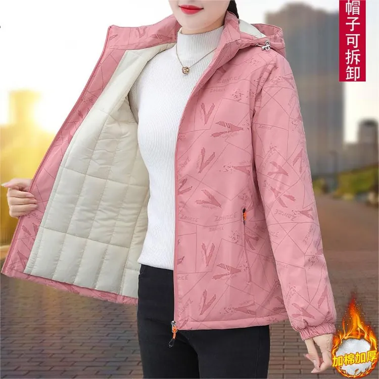 【正品】冲锋衣棉服女款爆款2024新款加绒加厚保暖女冬装棉袄外套女