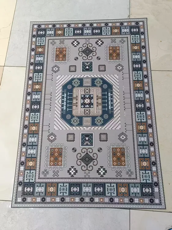 硅藻泥 尺寸80*120cm民族风地垫 家用防滑印花