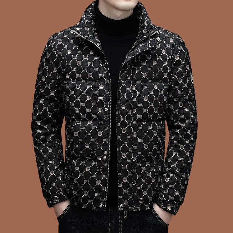 意大利大牌轻奢男装羽绒服爆款2025新款中青年羽绒男装秋冬款外套