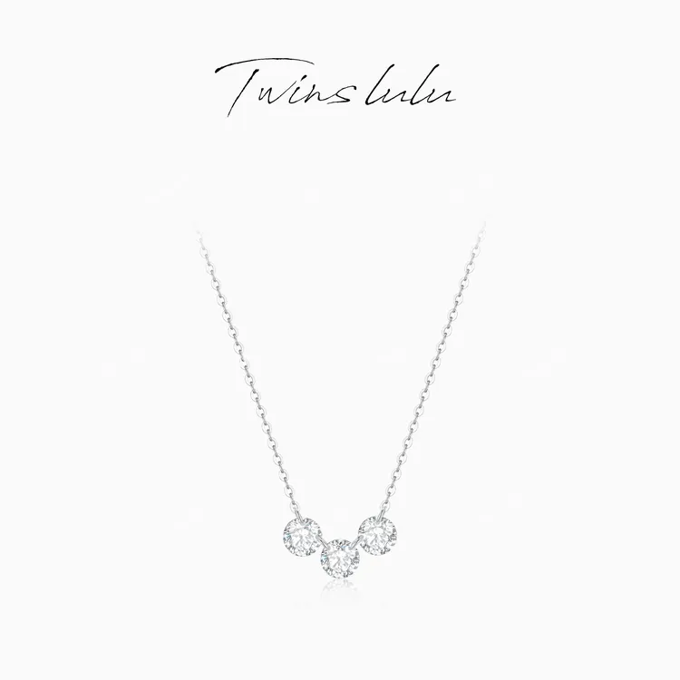 TWINS LULU 925银 镀K金【一字链】 轻奢大气简约风项链TSJ7978