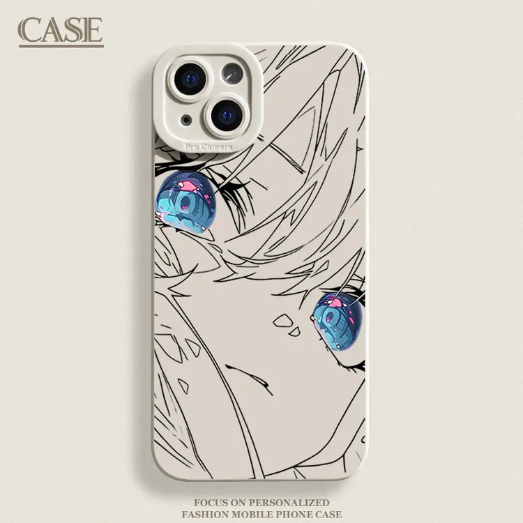 线稿初音未来适用iPhone1716ProMax手机壳15苹果14软13瞳影1211xs