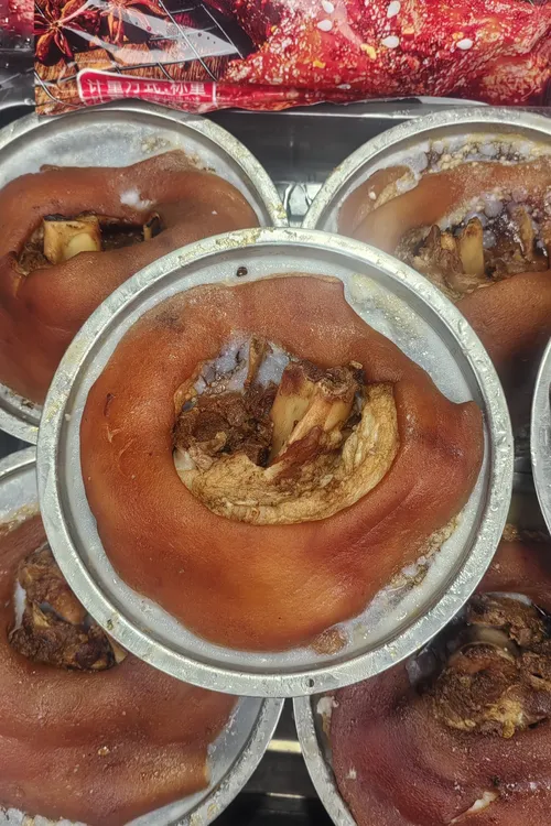 光明牛佛烘肘1250g四川自贡特产猪蹄猪肉罐头年货熟食卤味蹄肘子