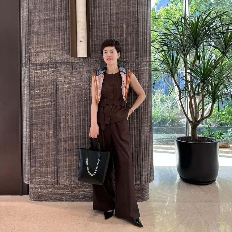 极简风慵懒风休闲风时尚套装老钱风