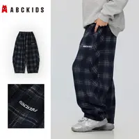 【ABCKIDS】秋款儿童洋气韩版格子潮流休闲裤时尚长裤A-6222175