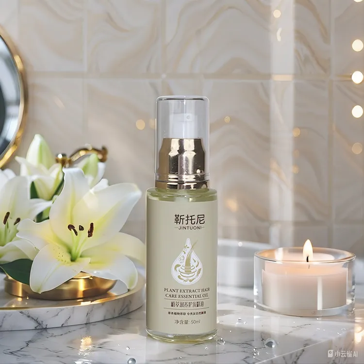 靳托尼植萃润养护发精油干枯毛躁发质免洗光泽发廊同款