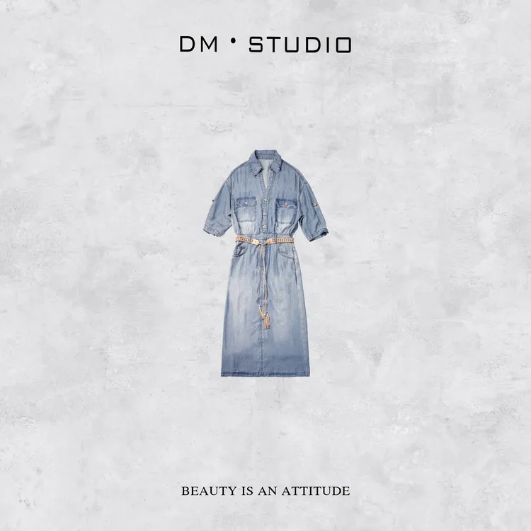 DEDM•STUDIO/精致小众设计高级感气质长款连衣裙2504LYQ/59919