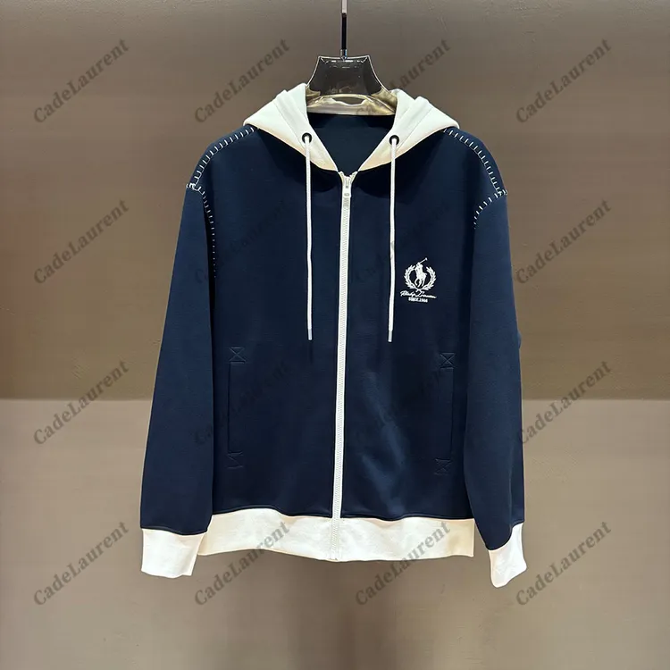 |秋季特调 新品百搭连帽游艇蓝男女套装BG-5047+BG-5048