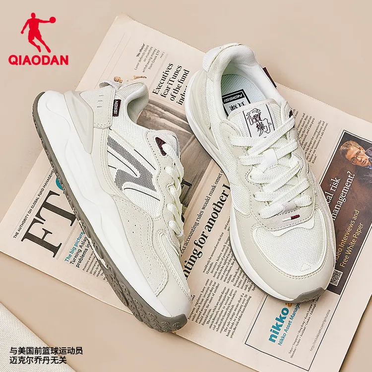 复兴3.0中国乔丹休闲鞋2024春季新款复古增高运动鞋女鞋子