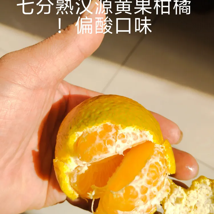 “嗜酸党解馋神器！汉源黄果柑 七 分熟爆酸款！不爱酸的宝子慎拍”