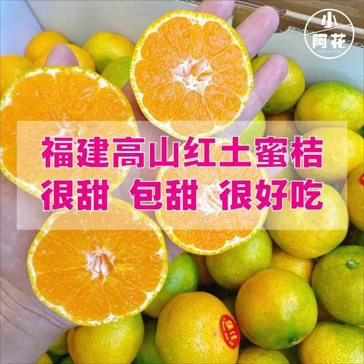 【顺丰包邮】福建高山红土蜜橘 包甜 包好吃 净重4斤 