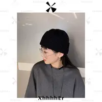 辛儿/小个子 Y家原原100%羊毛树林帽保暖百搭针织帽XW1806