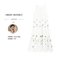 【UB】【夏花游记】 2025年夏季新款裙子宽松无袖气质连衣裙 UB254189