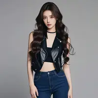 9号链接  夏季新款黑色马甲女款女士时尚百搭显瘦服装韩系