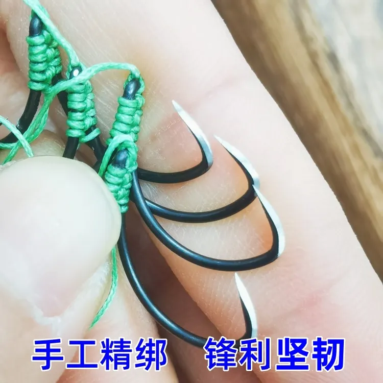 致远渔猎甲鱼钩串钩铅坨铅坠甲鱼竿全套高碳甲鱼钩子狼牙致远精工