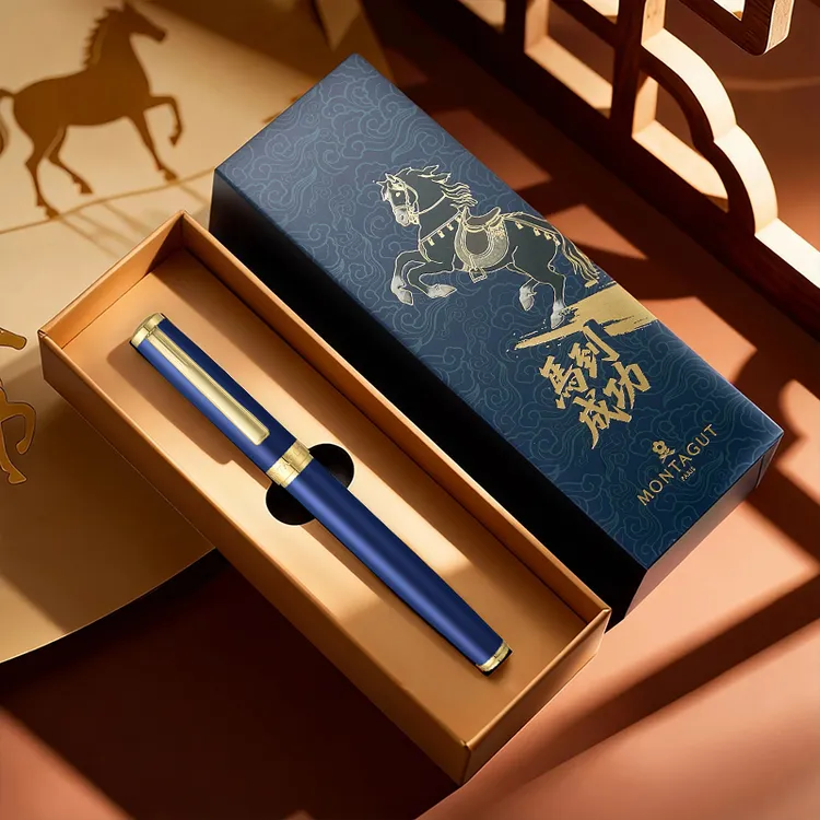 【新年礼物】梦特娇签字笔商务高档黑色办公高端中性笔礼品定制笔