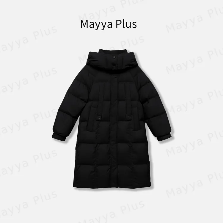 【丹麦暖冬】Mayya Plus麦芽定制气质显瘦流光风羽绒服外套32546376