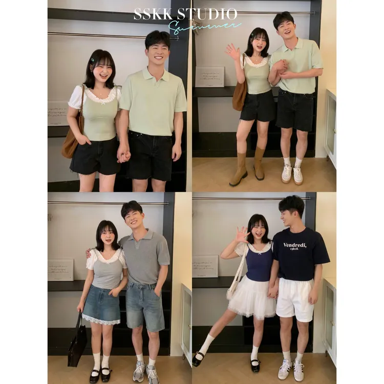 KMZY/KMZY山_山【心动万万次】微胖女装韩版甜美bm风假两件别致上衣