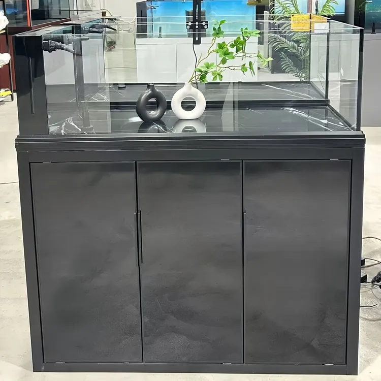 心悦鱼缸极简溪流缸底滤鱼缸生态鱼缸过滤生态超白鱼缸普通家居