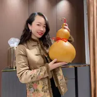 【美依之源】香槟玫瑰复古中式短版貂毛棉服