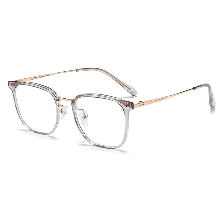 网红新款素颜蓝光近视眼镜框老花镜时尚超轻潮流茶色光学配眼镜