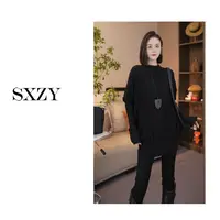‘SXZY’【结构线条】早秋设计款气质百搭针织衫