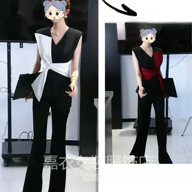 2025夏季流行新款洋气时尚显瘦有气质女士网红百搭款洋气两件套套