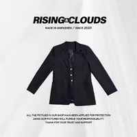 【小法】秋冬保暖高级轮廓设计感钉蕾丝花西装100488GT