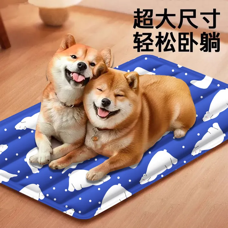 新款夏季宠物冰垫猫咪凉垫夏天防暑冰床垫狗狗睡觉用凉席降温睡垫商品图
