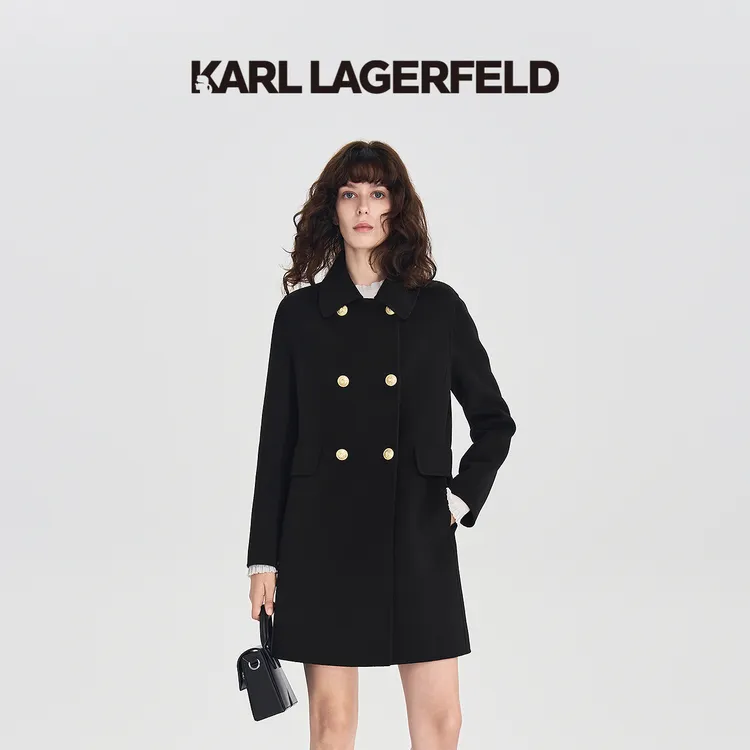 【官方】KARL LAGERFELD卡尔拉格斐2025秋季新款风衣短款M27E2954