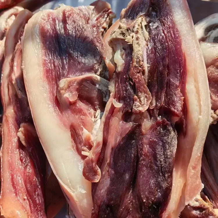 黑毛土猪黑猪 腿肉 